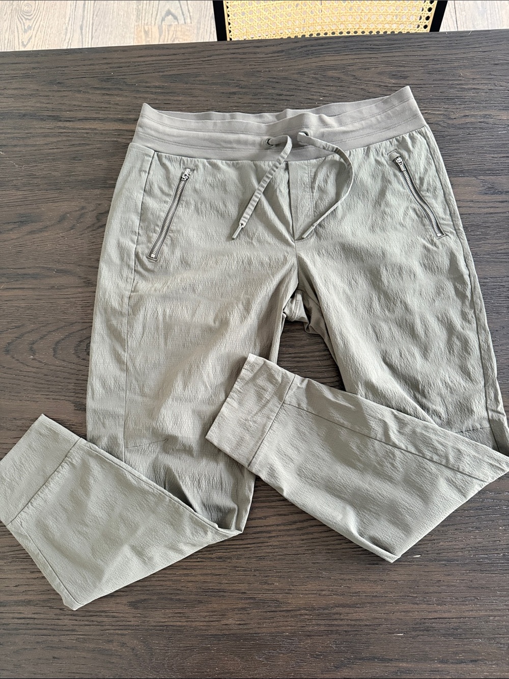 Athleta Women's Track Joggers in Light Olive size 12